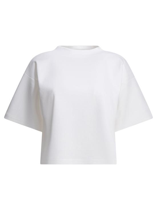 26SS 알라이아 반팔 티셔츠 AA9I0019J095C000 WHITE