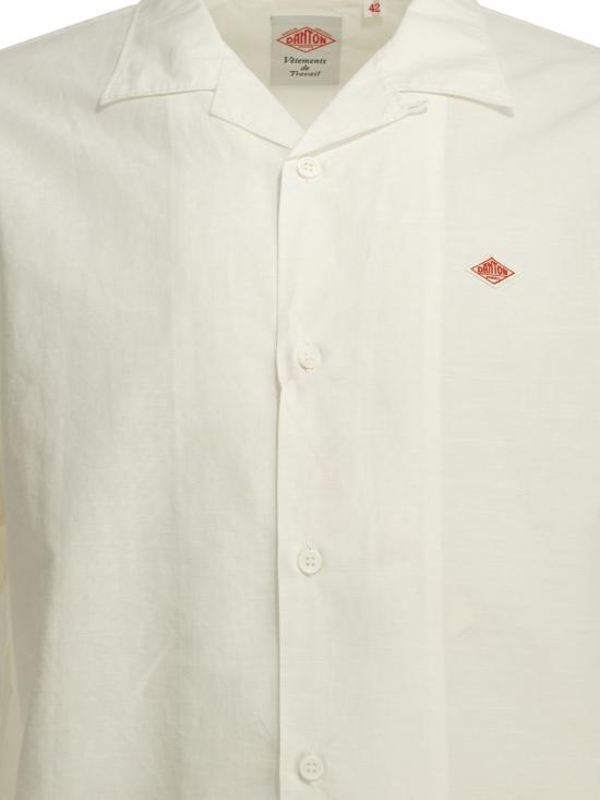 26SS 단톤 반팔 셔츠 DTB0436VCLWHITE - DANTON