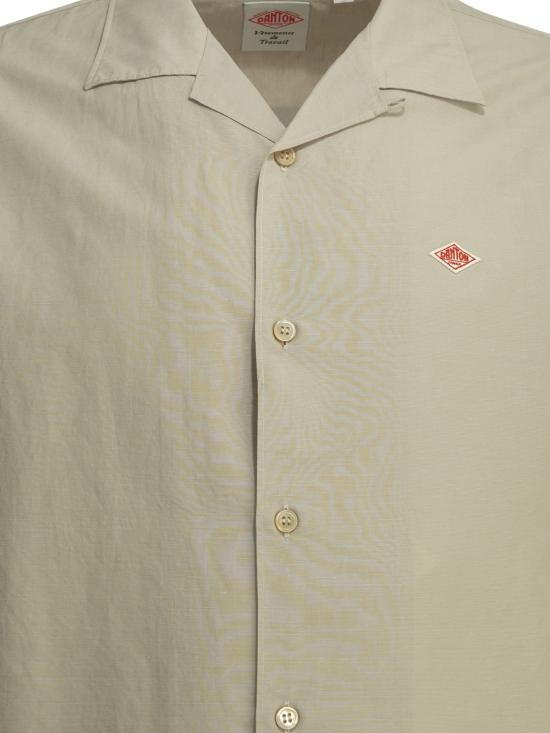 26SS 단톤 반팔 셔츠 DTB0436VCLGREIGE BEIGE - DANTON