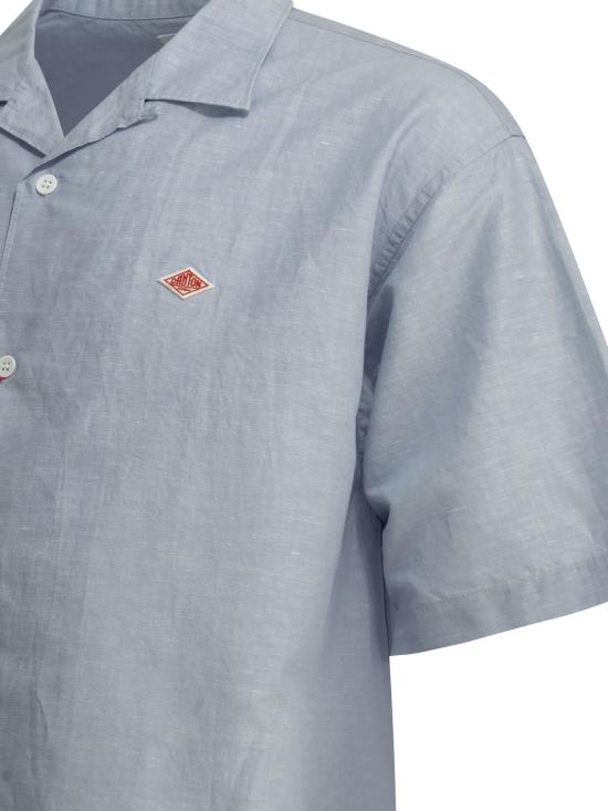 26SS 단톤 반팔 셔츠 DTB0436VCLSAX LIGHT BLUE - DANTON