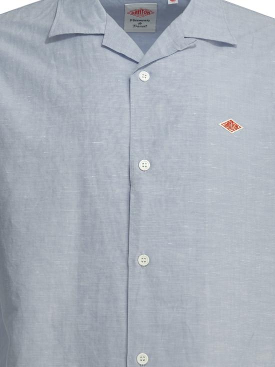 26SS 단톤 반팔 셔츠 DTB0436VCLSAX LIGHT BLUE - DANTON