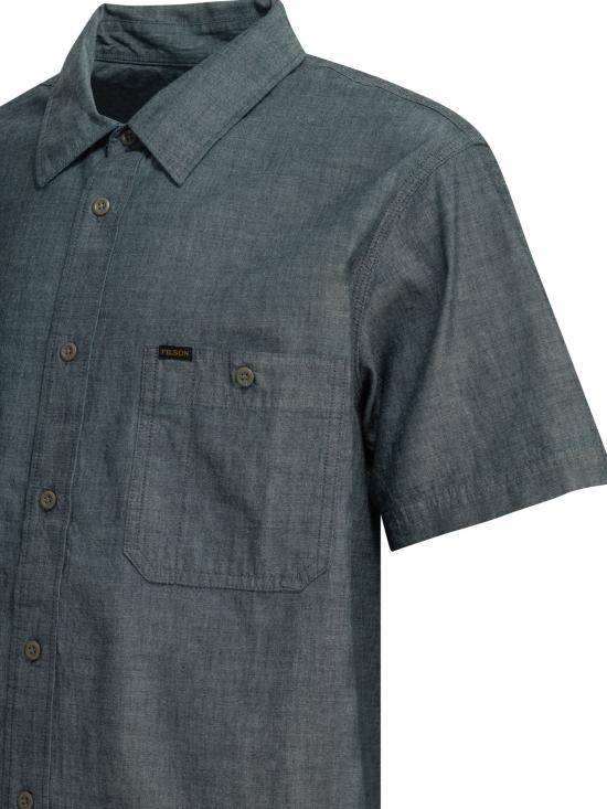 26SS 필슨 반팔 셔츠 FMCAM0031W0132482A BLUE - FILSON