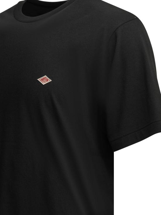 26SS 단톤 반팔 티셔츠 DTC0196CVTBLACK - DANTON