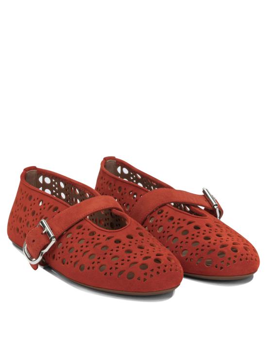 26SS 알라이아 플랫 슈즈 AA3A029C0H53A50 ORANGE - ALAIA