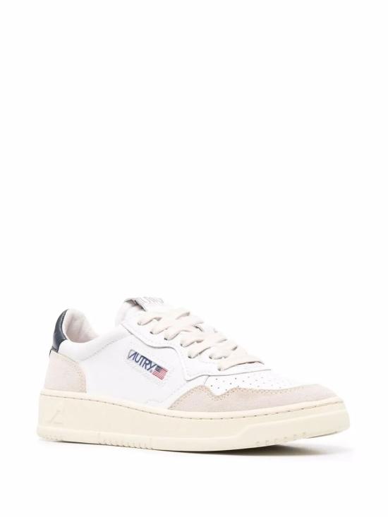 26SS 오트리 메달리스트 로우 레더 스니커즈 AULWLS28 WHITE - AUTRY