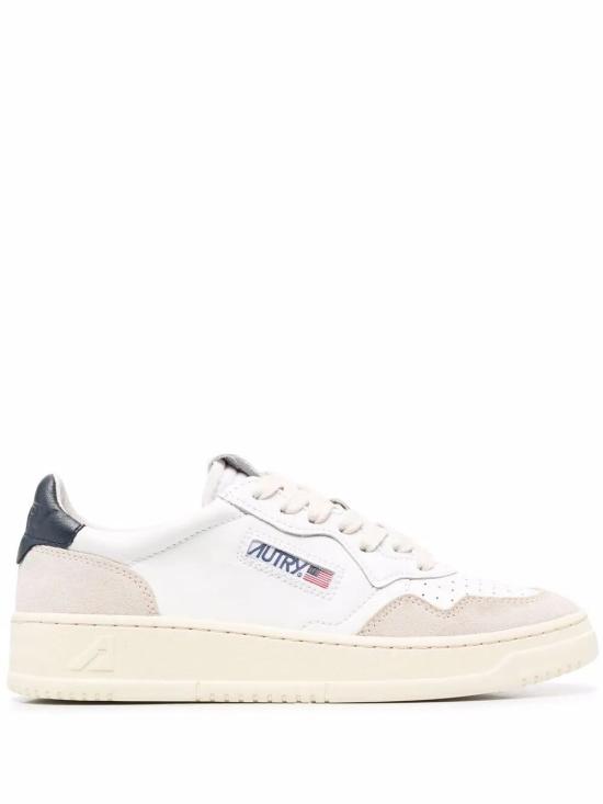 26SS 오트리 메달리스트 로우 레더 스니커즈 AULWLS28 WHITE