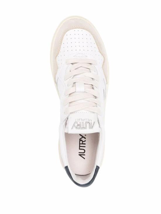 26SS 오트리 메달리스트 로우 레더 스니커즈 AULWLS28 WHITE - AUTRY