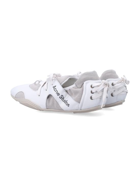 26SS 아크네 스튜디오 레더 레이스업 슈즈 BD0350ANC WHITE - ACNE STUDIOS