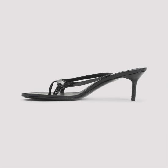 26SS 아크네 스튜디오 키튼 힐 샌들 AD0793900 BLACK - ACNE STUDIOS