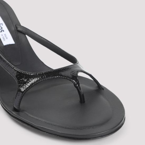26SS 아크네 스튜디오 키튼 힐 샌들 AD0793900 BLACK - ACNE STUDIOS