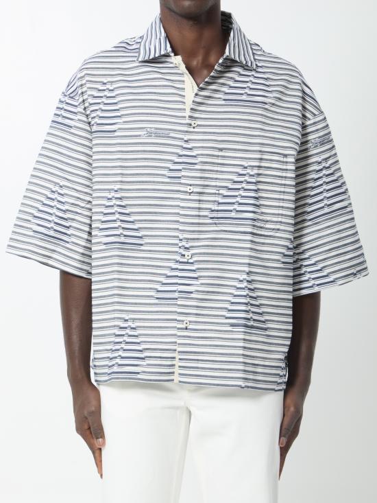 26SS 자크뮈스 반팔 셔츠 ESHM00622AW00838 3JB WHITE