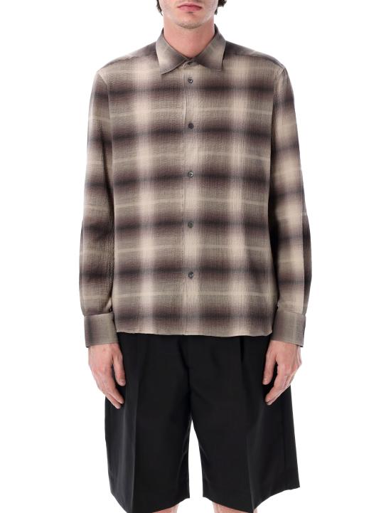 26SS 베르너 퀼 긴팔 셔츠 393S12 061 KHAKI