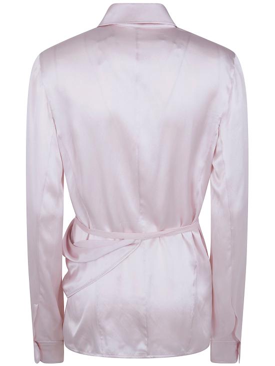 26SS 앤 드뮐미스터 블라우스 B0013790FA134 305 PINK PURPLE - ANN DEMEULEMEESTER