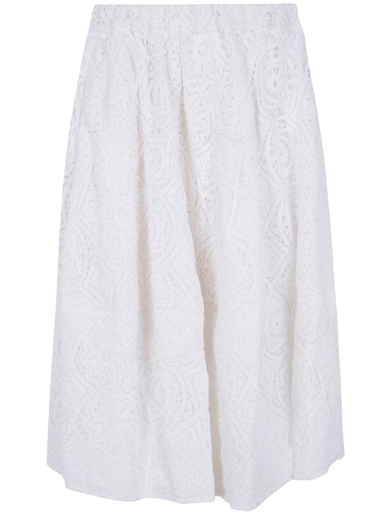 26SS 꼼데가르송 미디 스커트 GQS016 OFF WHITE