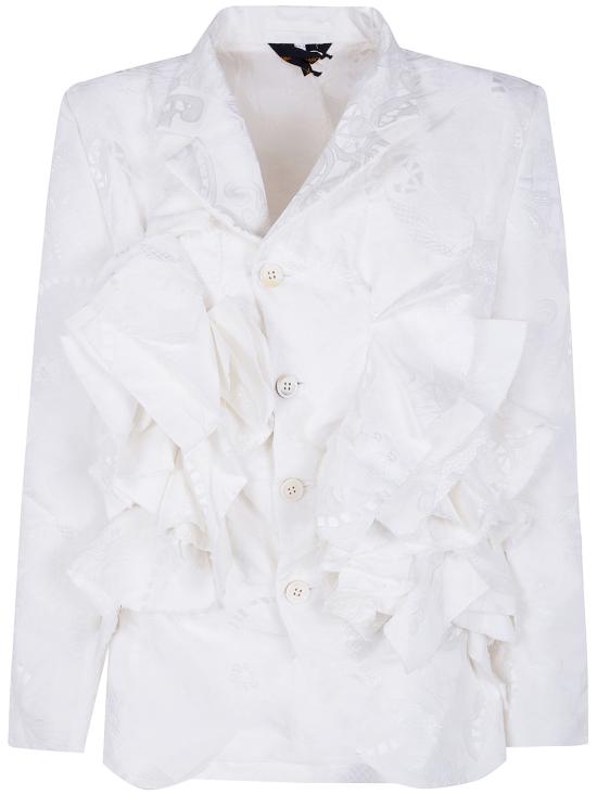 26SS 꼼데가르송 수트 자켓 GQJ029 OFF WHITE
