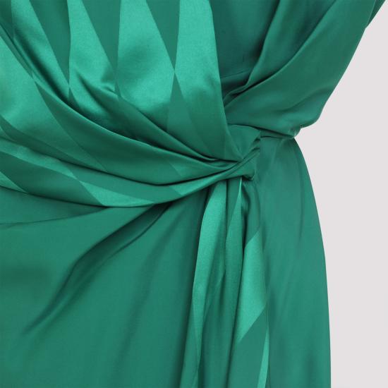 26SS 베르사체 미디 원피스 10251301A18234 1GC50 GREEN - VERSACE