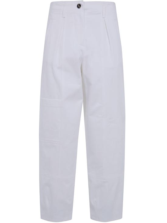 26SS 막스마라 스트레이트 팬츠 2611131072600 004 WHITE