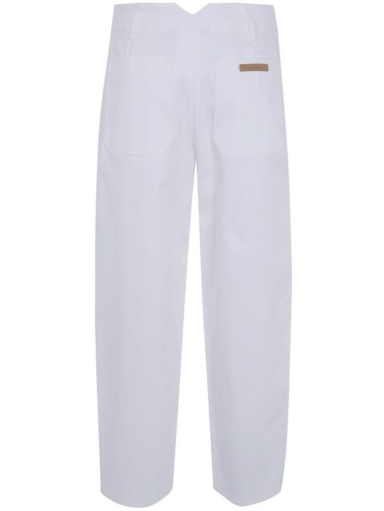26SS 막스마라 스트레이트 팬츠 2611131072600 004 WHITE - MAX MARA