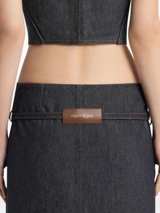 26SS 쿠레쥬 숏 스커트 226DJU378DE0035 M316 GREY - COURREGES