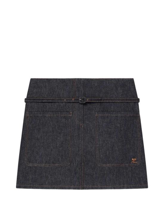 26SS 쿠레쥬 숏 스커트 226DJU378DE0035 M316 GREY