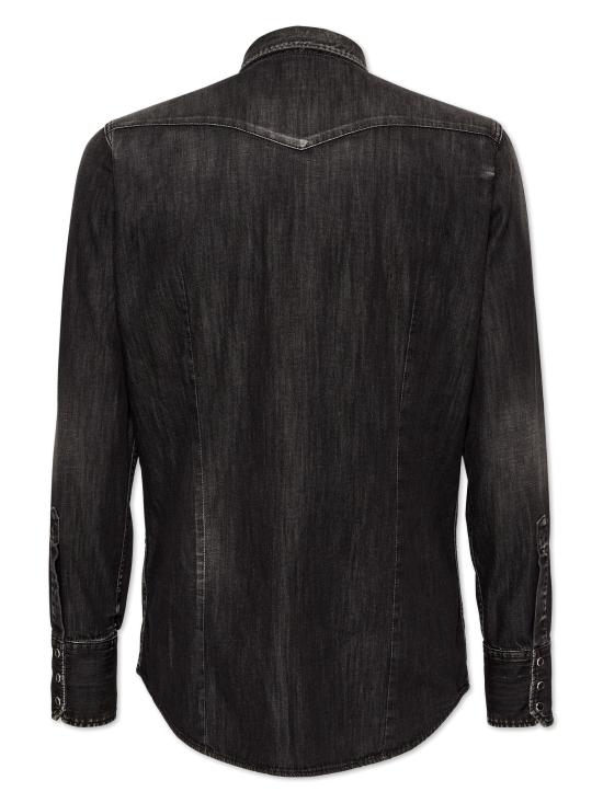25SS 디스퀘어드2 데님 셔츠 S74DM0848S30826096 900 BLACK - DSQUARED2