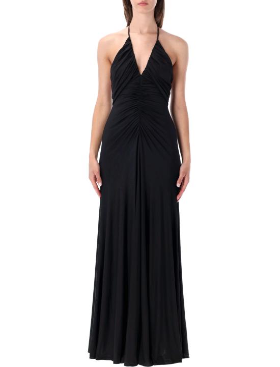 26SS 셀프 포트레이트 롱 원피스 SS26161XB BLACK Nero