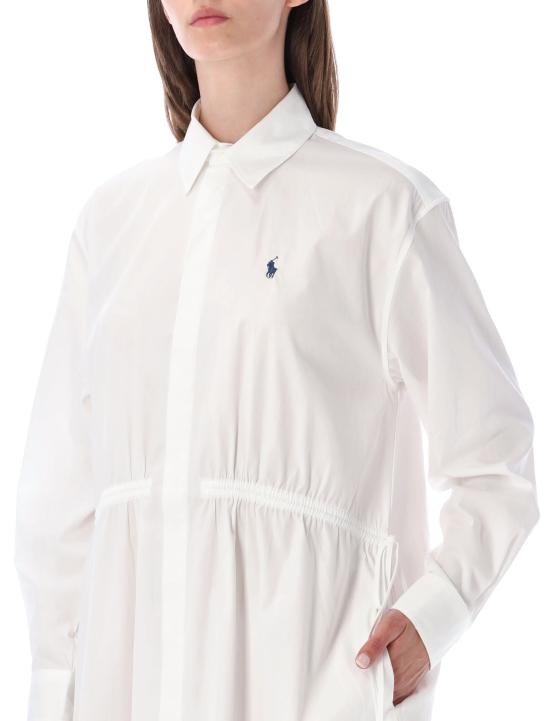 26SS 폴로 랄프로렌 미디 원피스 211B19986 003 Bianco - POLO RALPH LAUREN