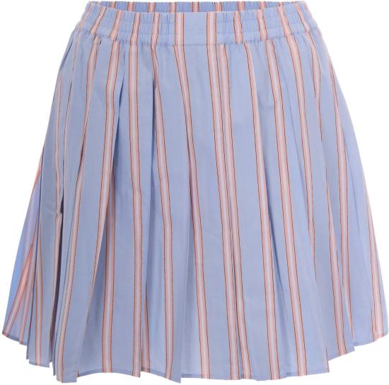 26SS 라코스테 미디 스커트 JF025048C LICHTBLUE