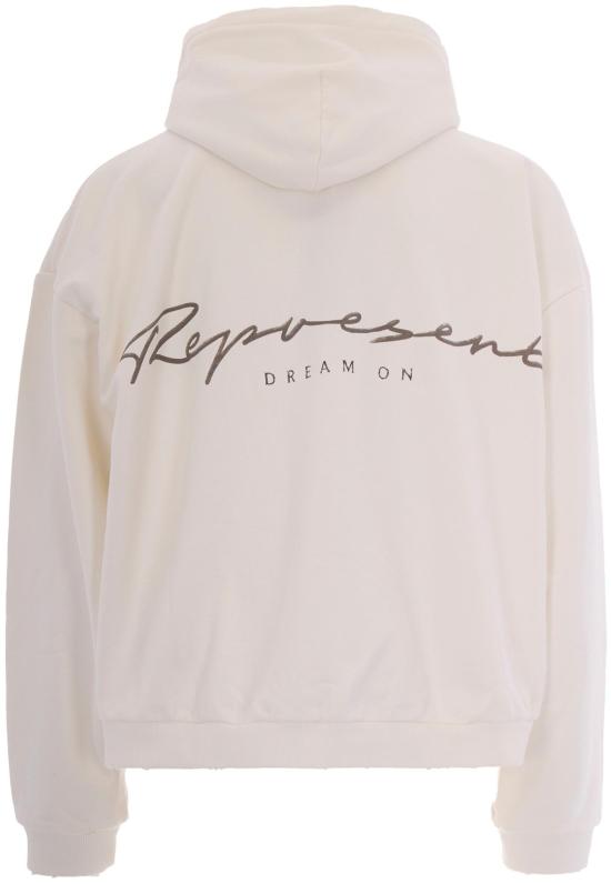 26SS 리프레젠트 후드 티셔츠 5063467199620 WHITE - REPRESENT