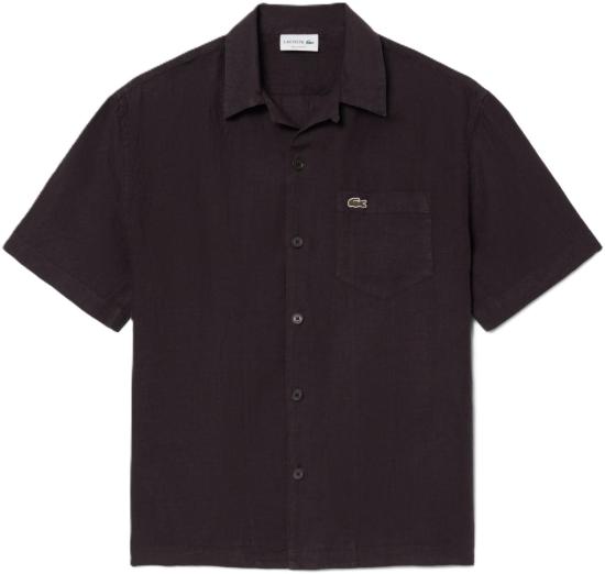 26SS 라코스테 반팔 셔츠 CH23393LA BROWN