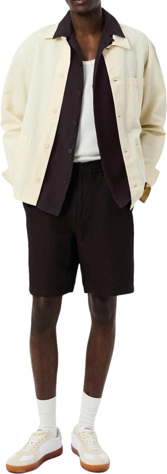 26SS 라코스테 반팔 셔츠 CH23393LA BROWN - LACOSTE