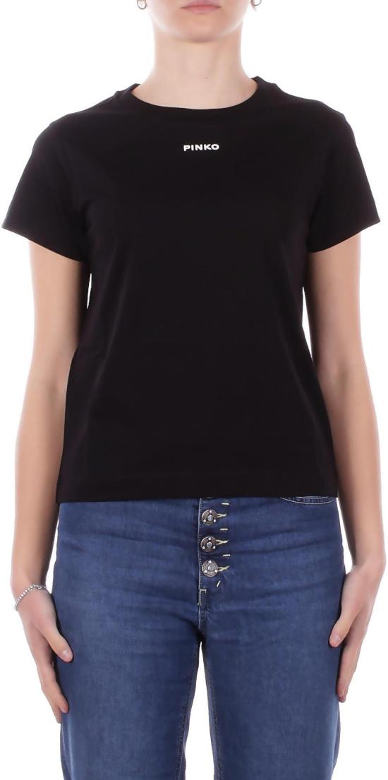 26SS 핑코 반팔 티셔츠 100373A34FZ99 BLACK