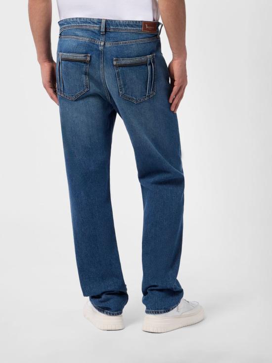 26SS 빌리어네어 데님 팬츠 BAFCMDT4315BTE001N 08 Turquoise - BILLIONAIRE