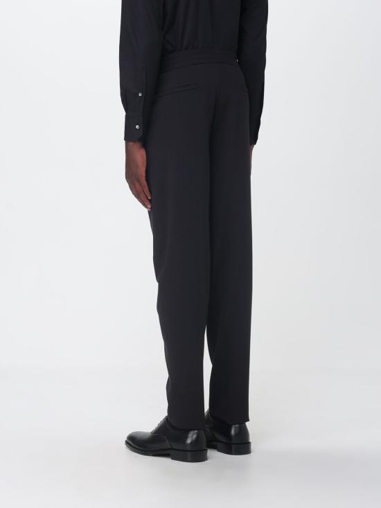 26SS 에르메네질도제냐 스트레이트 팬츠 3ZF817A373GCC2 001 Black - ERMENEGILDO ZEGNA