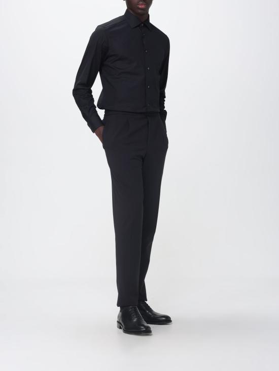 26SS 에르메네질도제냐 스트레이트 팬츠 3ZF817A373GCC2 001 Black - ERMENEGILDO ZEGNA