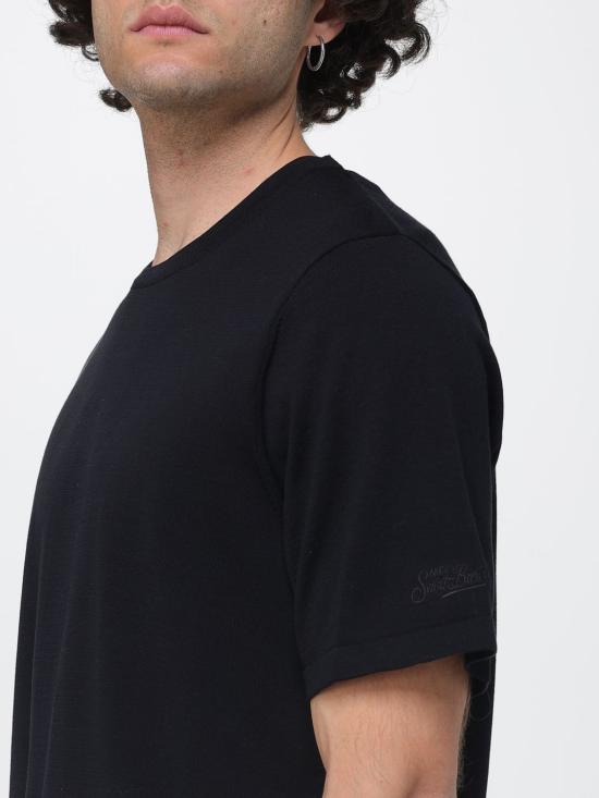26SS 세인트바쓰 반팔 티셔츠 SCO0009 00208L Black - MC2 SAINT BARTH
