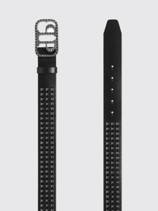 26SS 필립 플레인 가죽 벨트 FADAMAL0067PLE010N 0292 Black