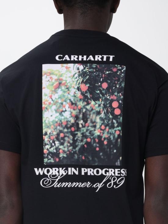 26SS 칼하트 WIP 숏슬리브 웜 뷰 티셔츠 I036246 89XX Black - CARHARTT WIP