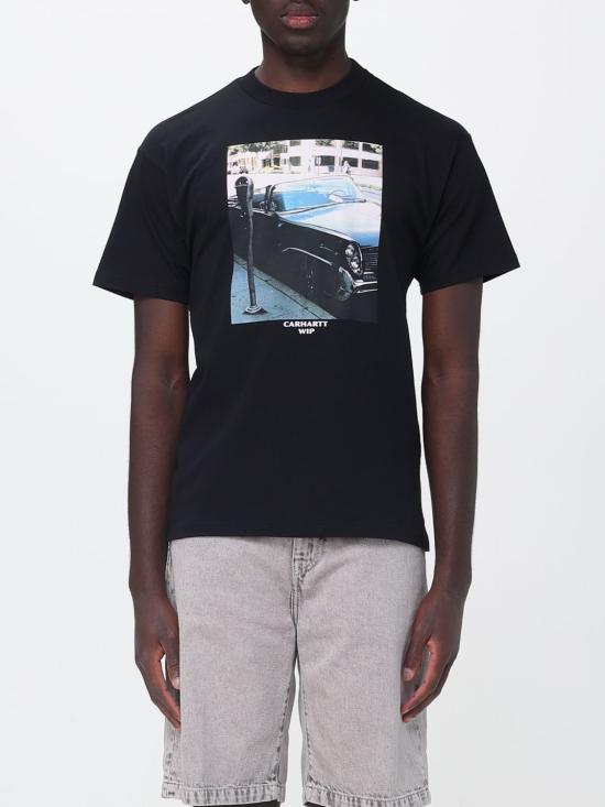 26SS 칼하트 WIP 숏슬리브 웜 뷰 티셔츠 I036246 89XX Black