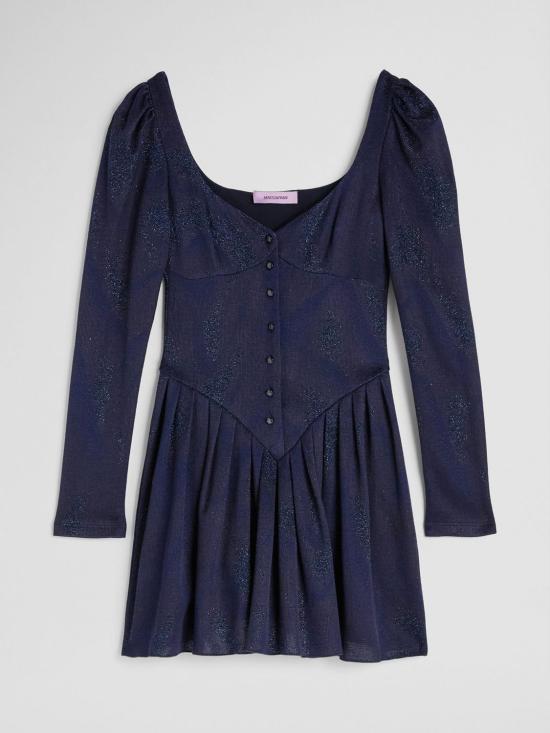 26SS 마카파니 숏 원피스 M25I1ASJA040JL00 600 Navy - MACCAPANI