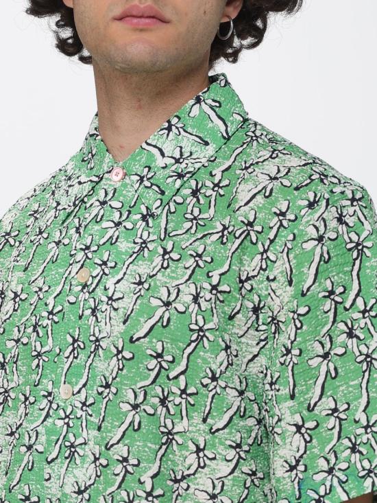 26SS 폴 스미스 반팔 셔츠 M2R896ZV22656 33 Green - PAUL SMITH