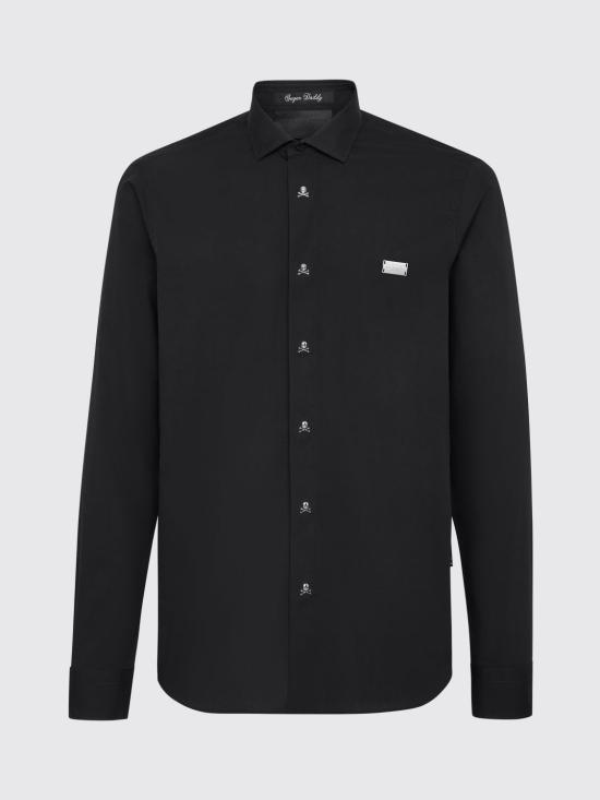 26SS 필립 플레인 긴팔 셔츠 FABCMRP1758PTE003N 02 Black - PHILIPP PLEIN