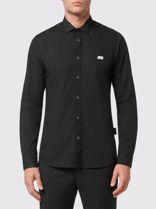 26SS 필립 플레인 긴팔 셔츠 FABCMRP1758PTE003N 02 Black