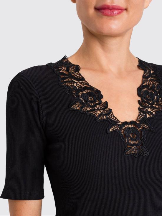 26SS 트윈셋 반팔 티셔츠 261TT2361 00006 Black - TWINSET