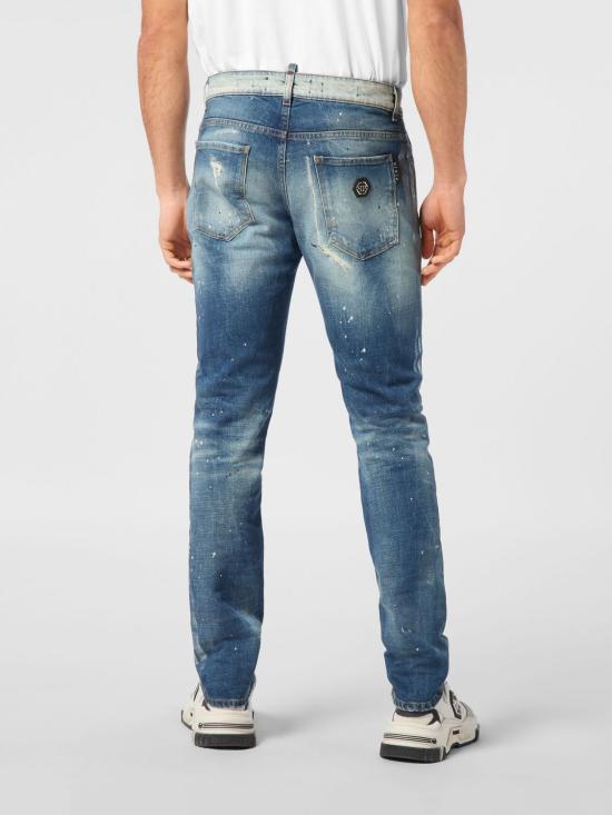 26SS 필립 플레인 데님 팬츠 SAECMDT3972PDE004N 07TB Blue - PHILIPP PLEIN