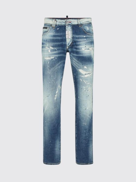 26SS 필립 플레인 데님 팬츠 SAECMDT3972PDE004N 07TB Blue - PHILIPP PLEIN