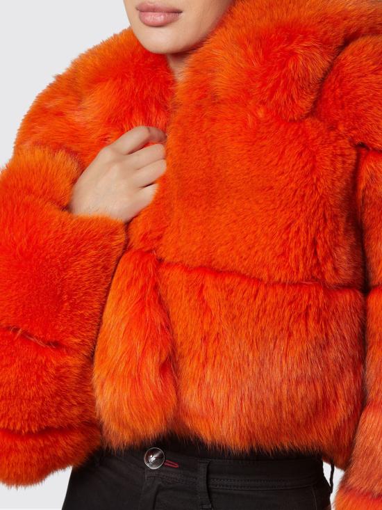 26SS 필립 플레인 무스탕 AACCWRB1306PFU029F 20 Orange - PHILIPP PLEIN