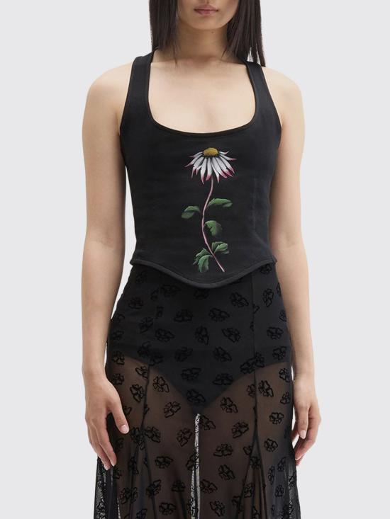 26SS 마카파니 민소매 티셔츠 25EM2M0T10040819000 Black