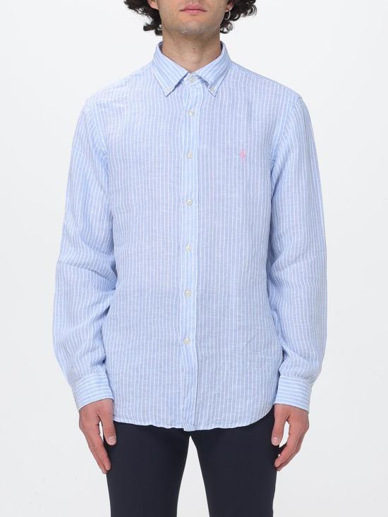 26SS 폴로 랄프로렌 긴팔 셔츠 710B15594 005 Blue 1