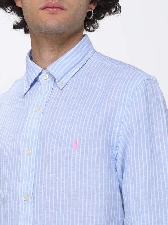 26SS 폴로 랄프로렌 긴팔 셔츠 710B15594 005 Blue 1 - POLO RALPH LAUREN